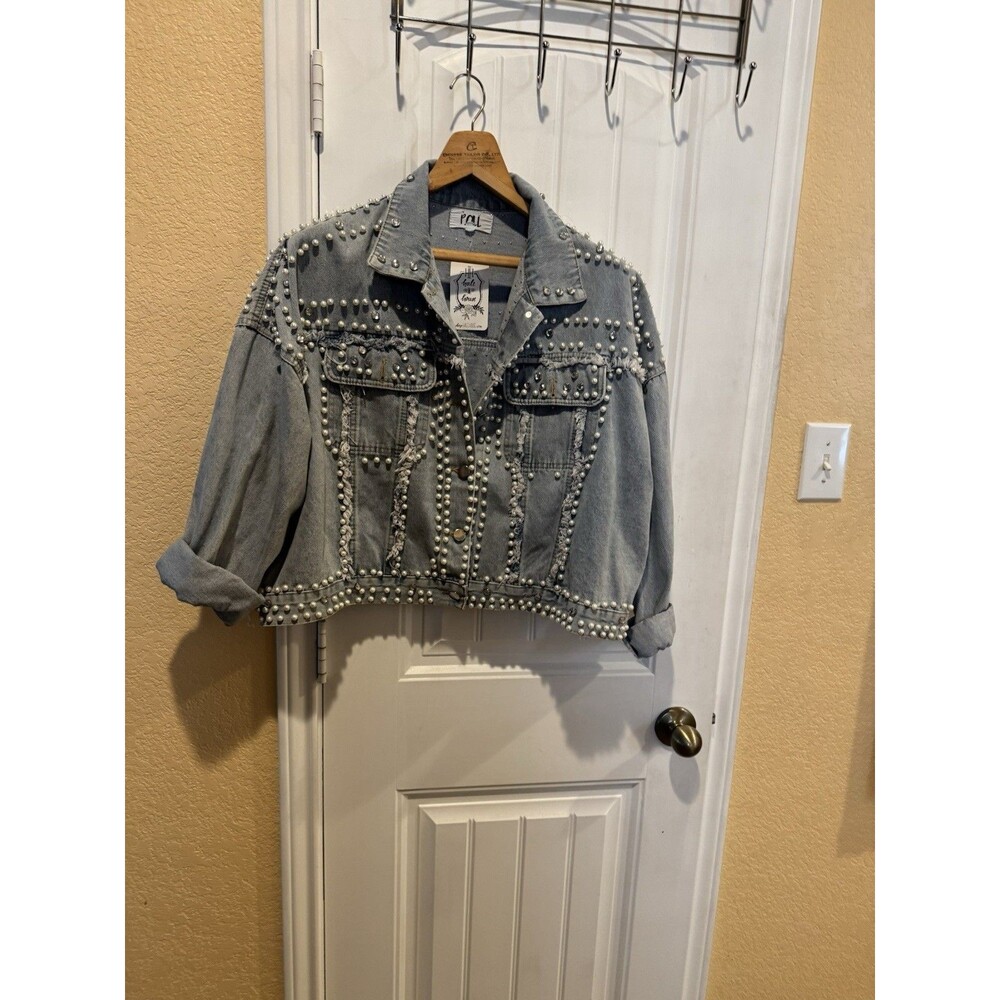 P Cill Jacket Studded Jacket, A Statement  Piece  To You . Size M